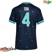 Camiseta Alemania Jonathan Tah #4 Visitante Equipación para mujer Mundial 2026 manga corta